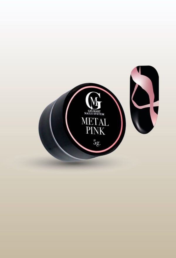 GEL PAINTING METAL PINK