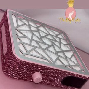 Extractor inalambrico rosa con brillos