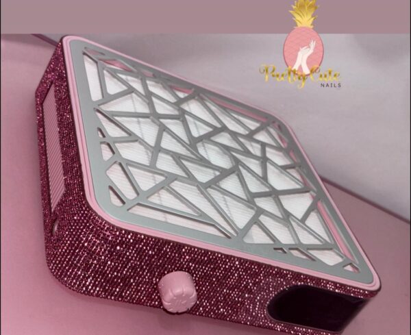 Extractor inalambrico rosa con brillos