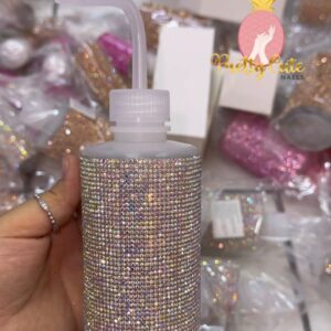 BOTE PIPETA CON BRILLOS TORNASOL