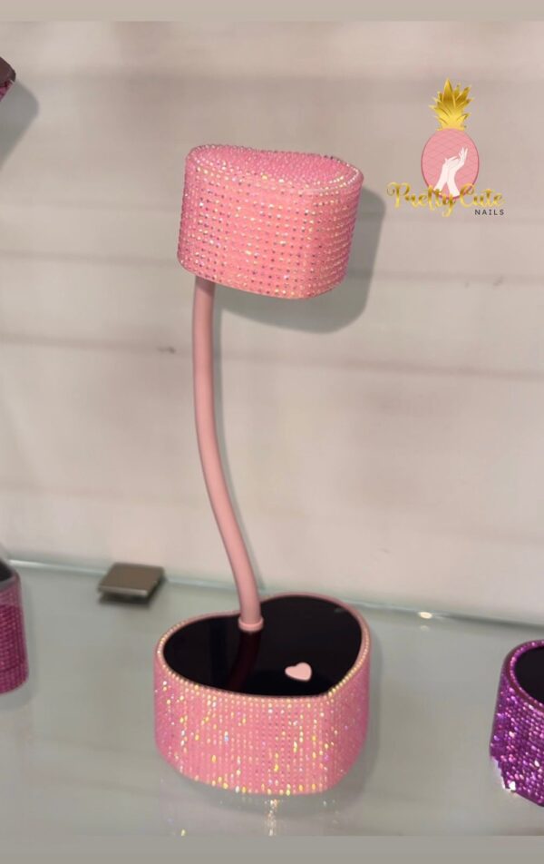 LAMPARA DE PRECURADO ROSA CLARO