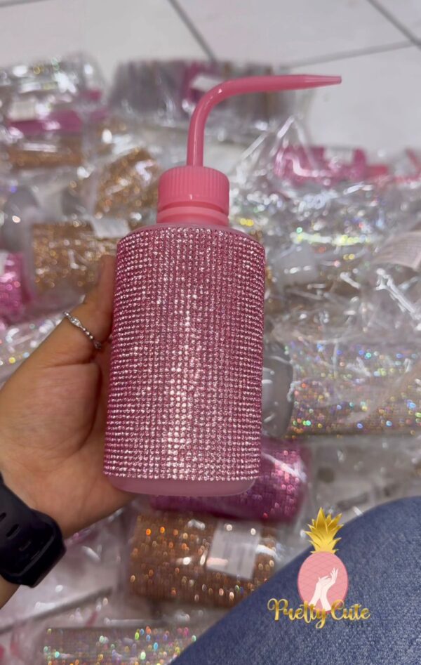 BOTE PÌPETA CON BRILLOS ROSA